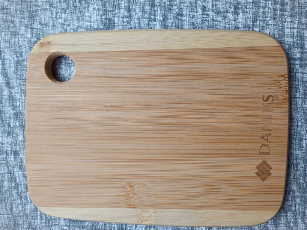 Доска разделочная бамбук, 20х15х1 см, прямоугольная, Бамбук, H-1567 (376771) - Daniks фото 7