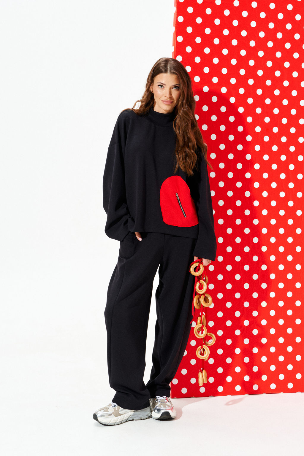 костюм женский 2-х предметный (джемпер + брюки) - Elletto фото 9