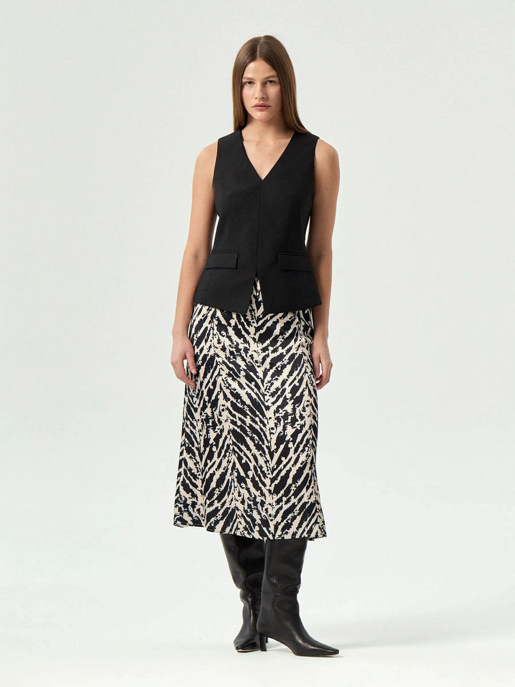 ЕМКА / Юбка миди из 100% вискозы