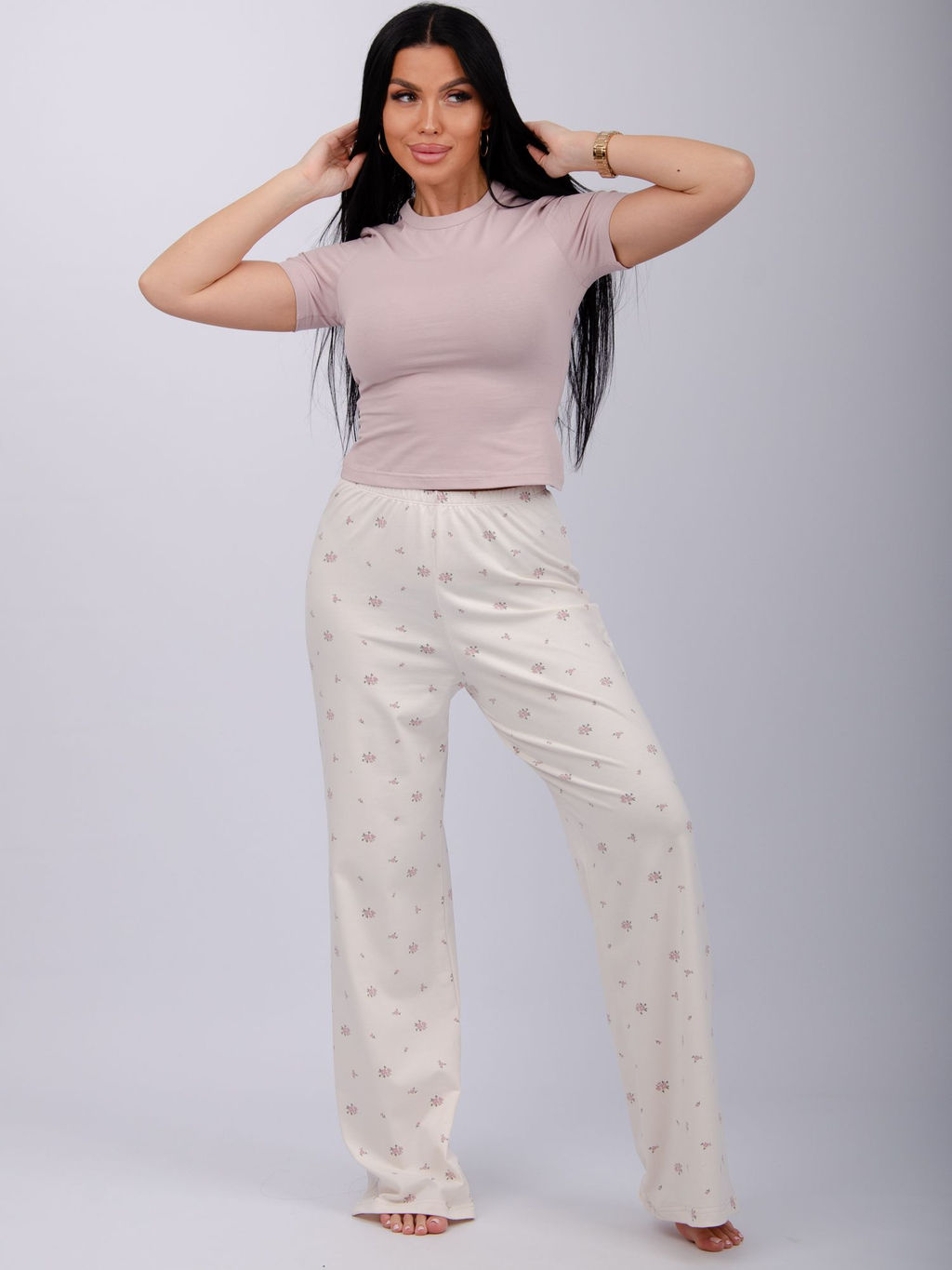 Пижама "Флоранс", кулирка с лайкрой