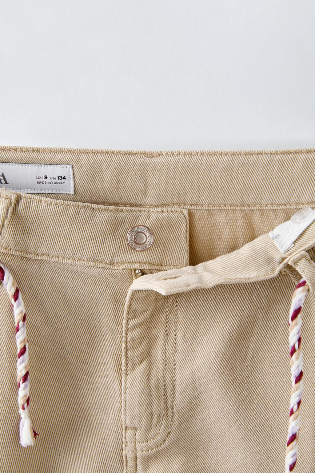 BERMUDA SHORTS WITH DRAWSTRING - Zara фото 4