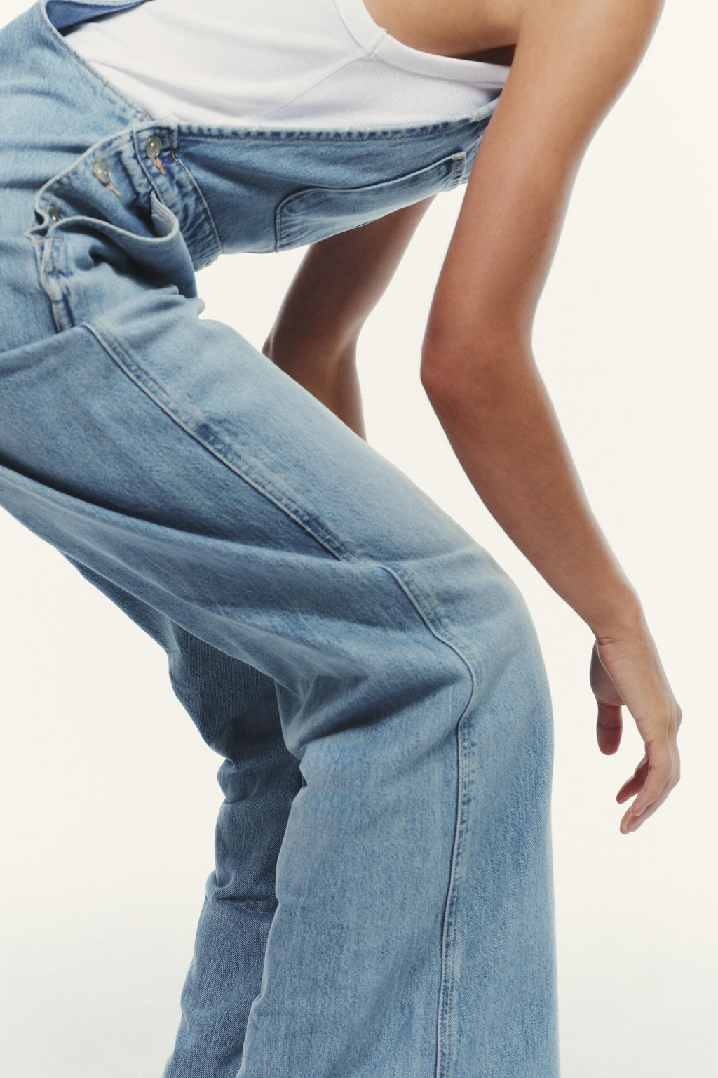 TRF DENIM DUNGAREES - Zara фото 4