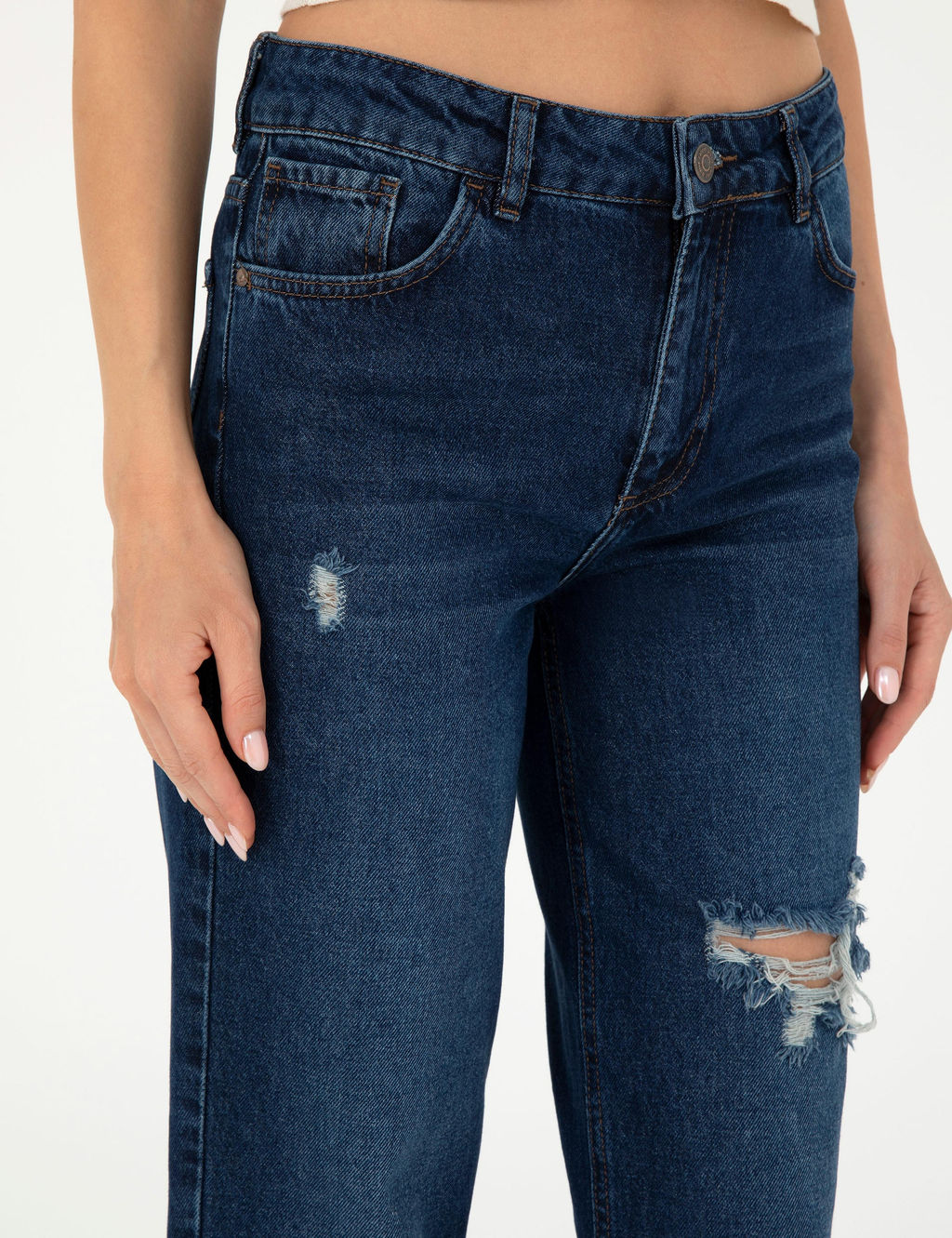 Koyu _ndigo Jean Pantolon - Pierre cardin фото 5