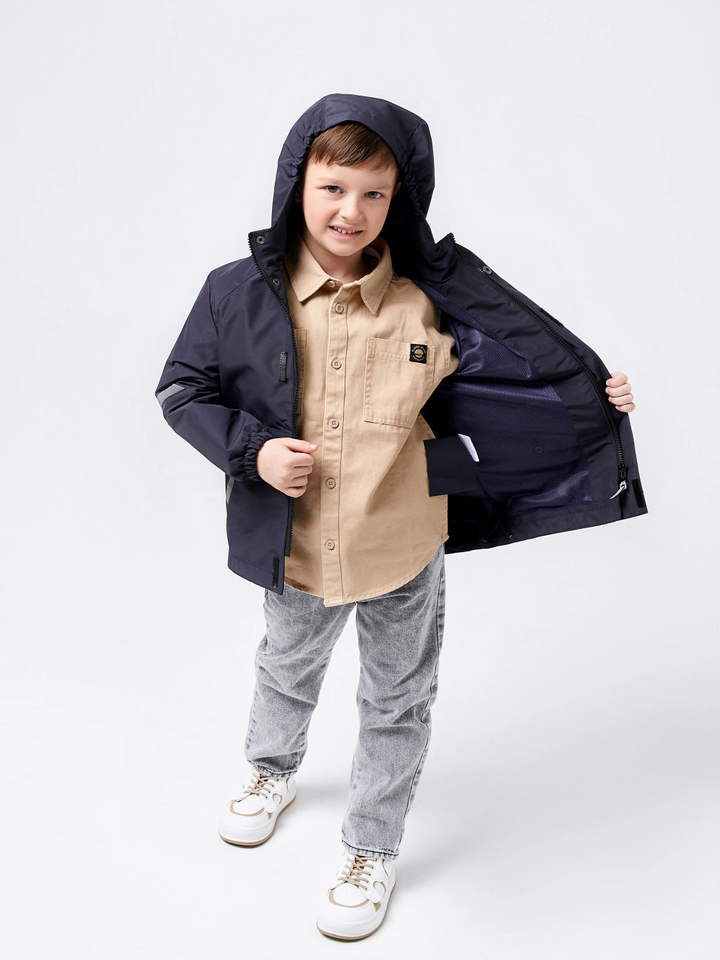 Ветровка 23531-417 темно-синий