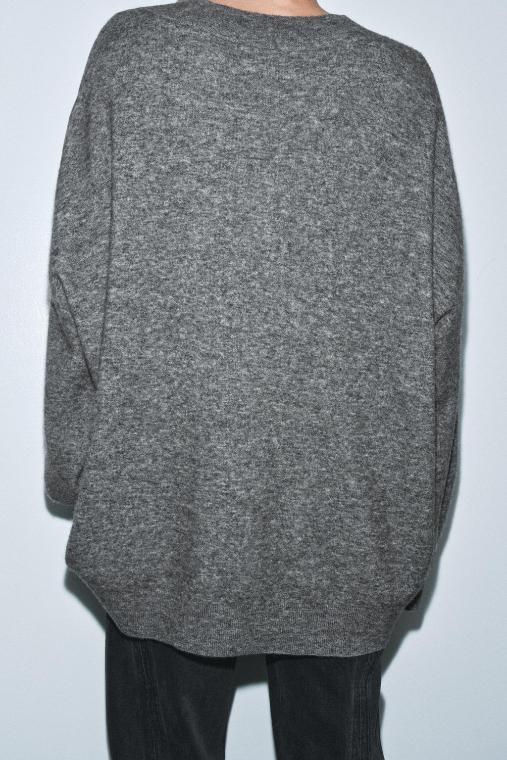JERSEY OVERSIZE CON LANA / Gris vigor?