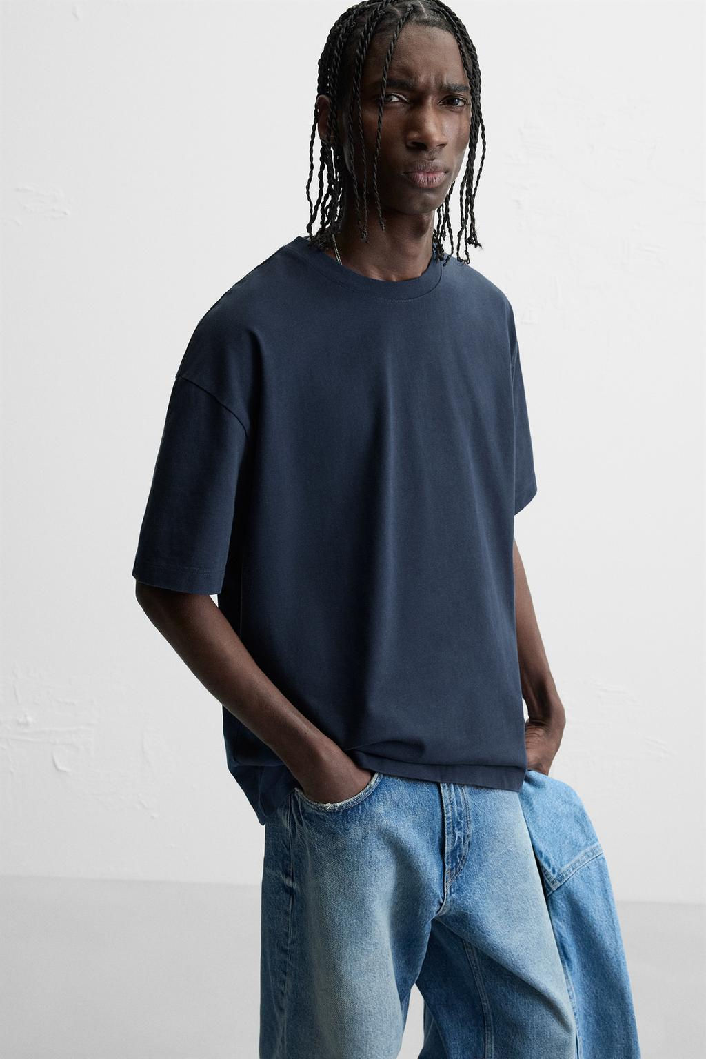 BASIC HEAVY WEIGHT T-SHIRT - Zara фото 35