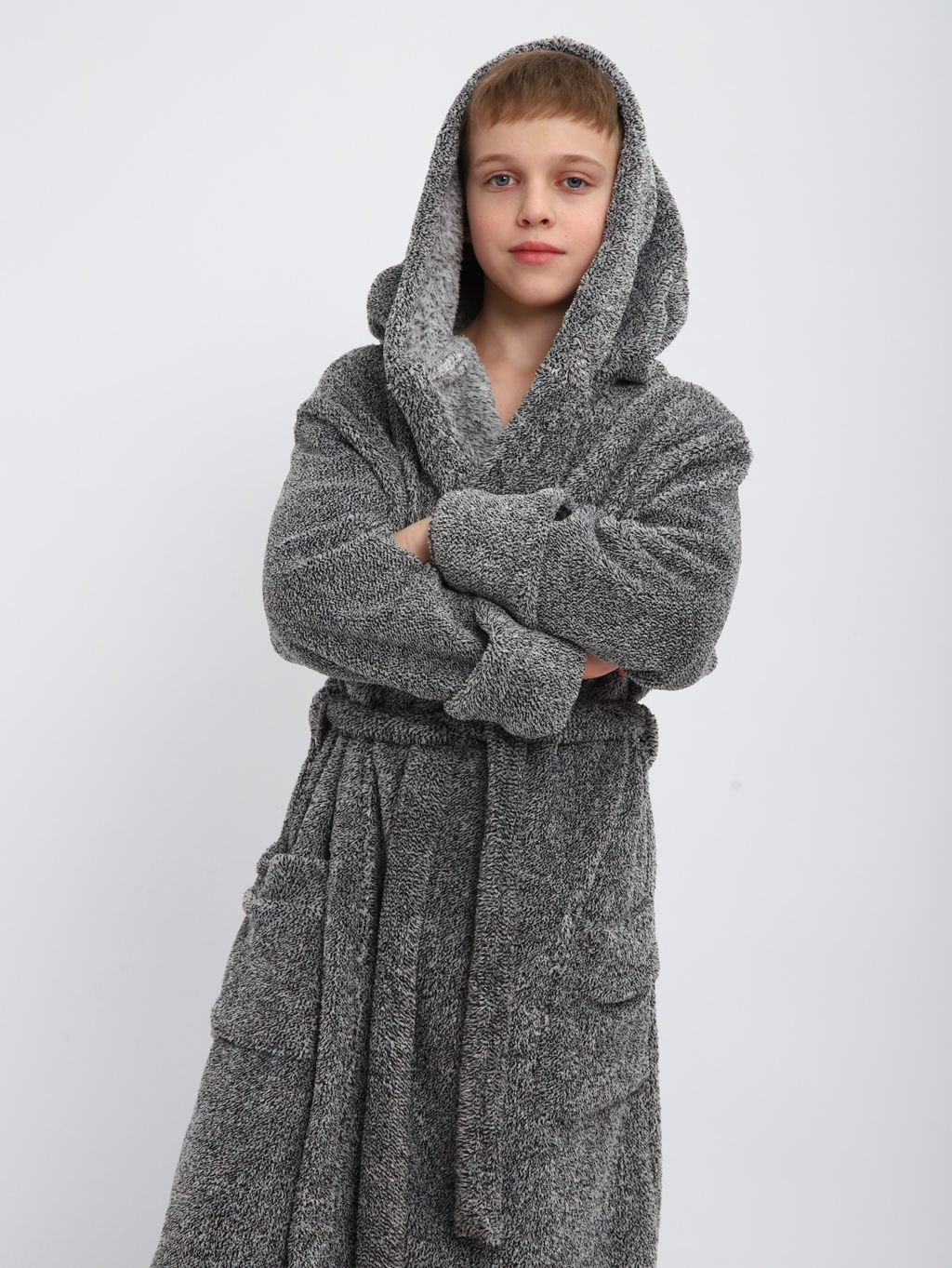 Халат "Отдых" серый