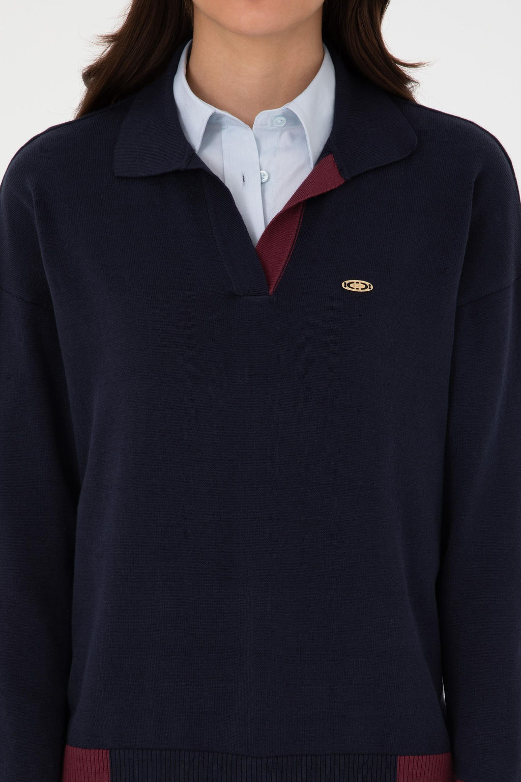 Kad_n Lacivert Kazak - U.s. polo assn фото 6