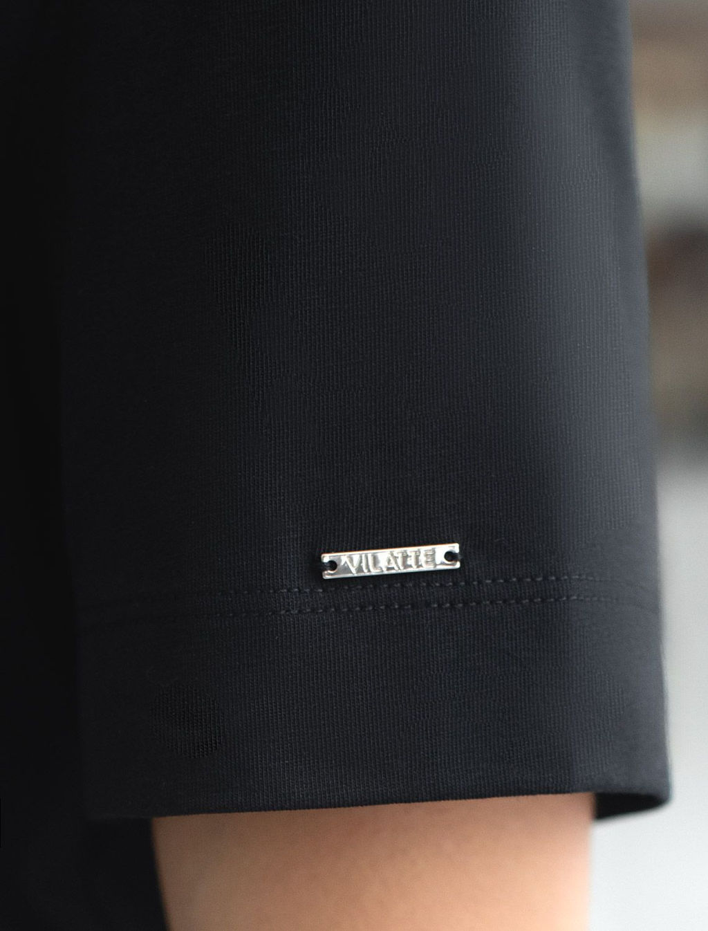 Свободная футболка из премиального хлопка с эластаном - Vilatte фото 6