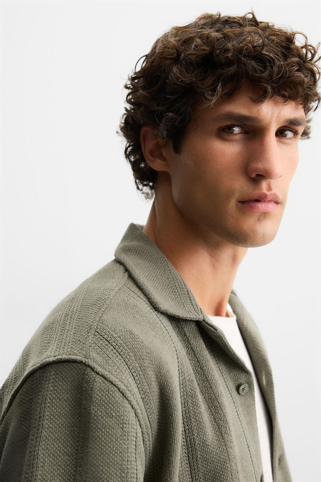 TEXTURED JACQUARD SHIRT - Zara фото 5