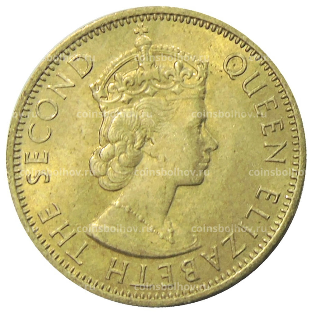 Монета 1/2 пенни 1963 года Ямайка