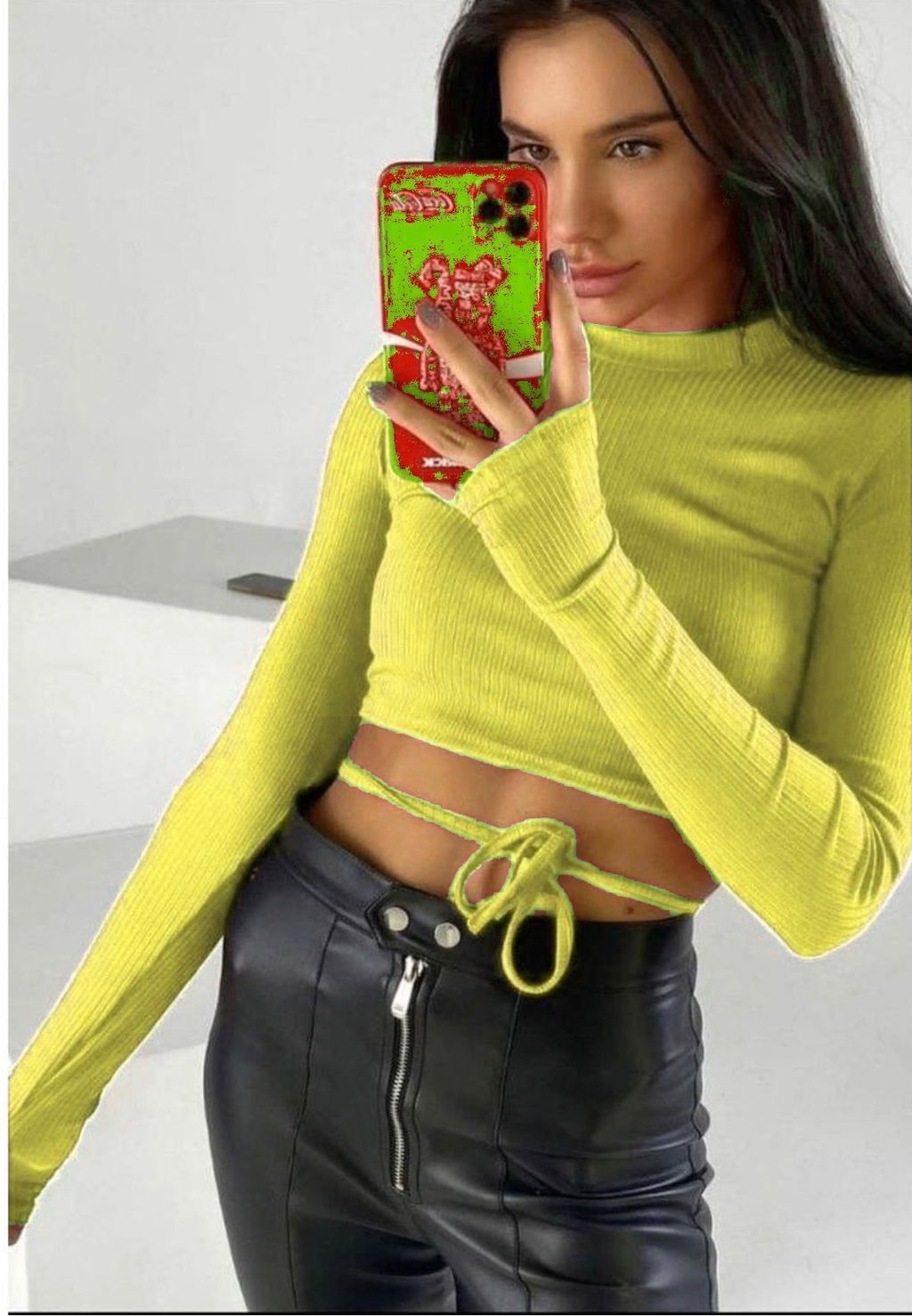 Топ с длинными рукавами, Артикул: 97066