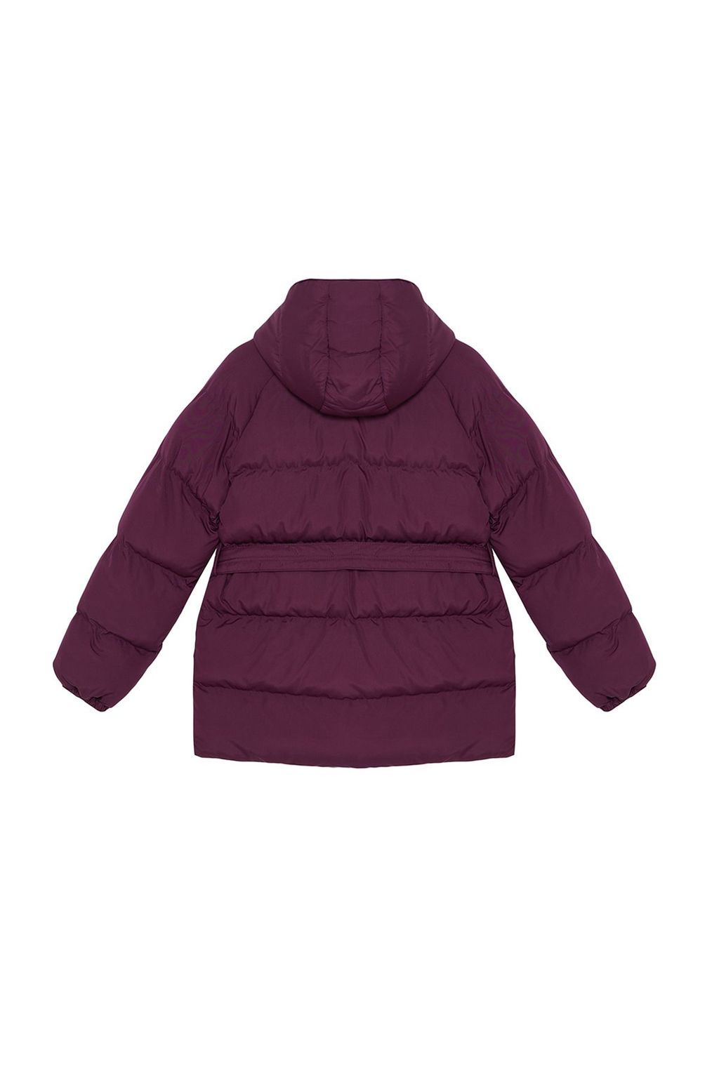 TRENDYOLMILLA Siyah Regular Kapusonlu Kemerli Su Itici Sisme Mont TWOAW23MO00188 фото 7