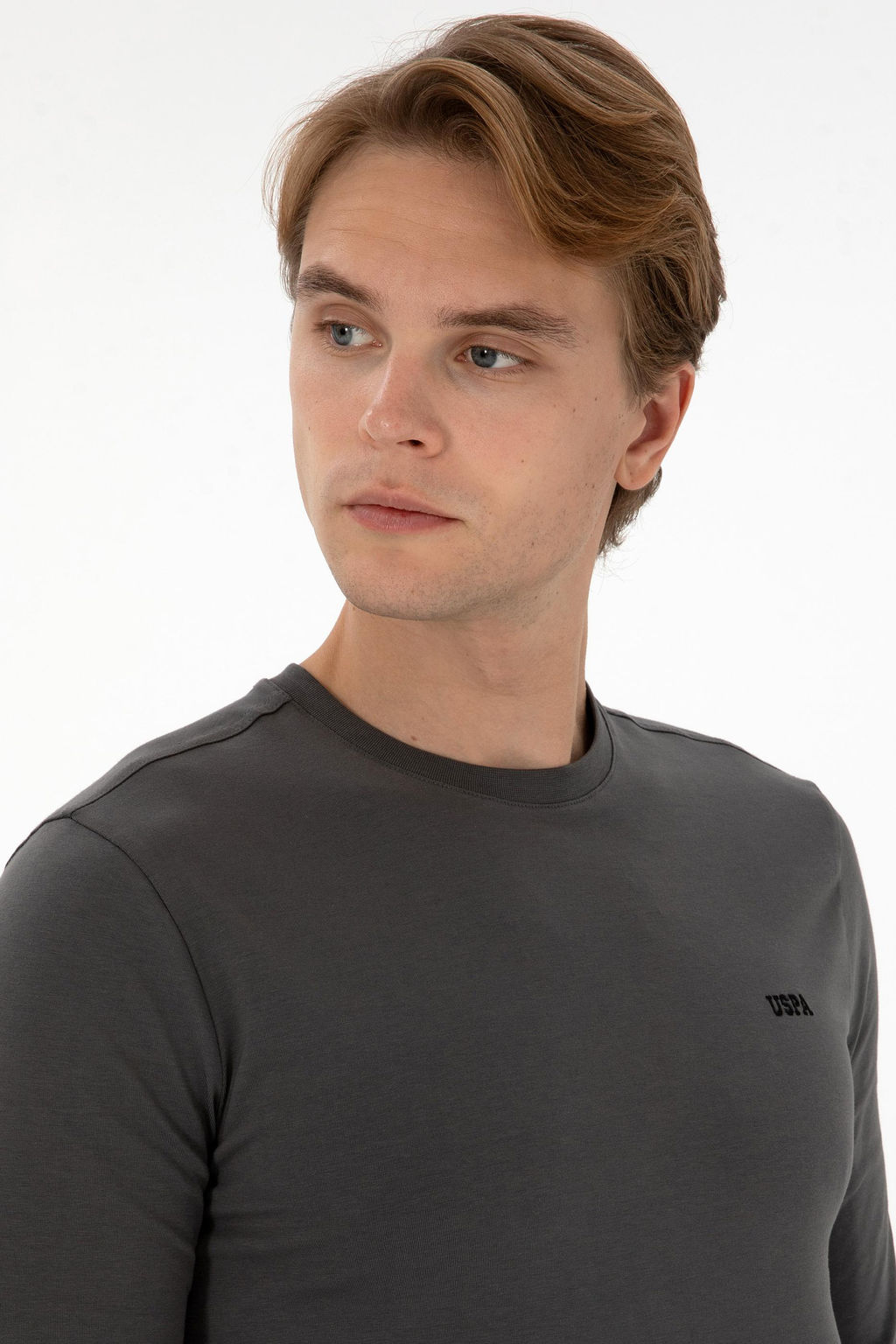 Erkek Gri Basic Sweatshirt Sepette S_rpriz _ndirim - U.s. polo assn фото 2