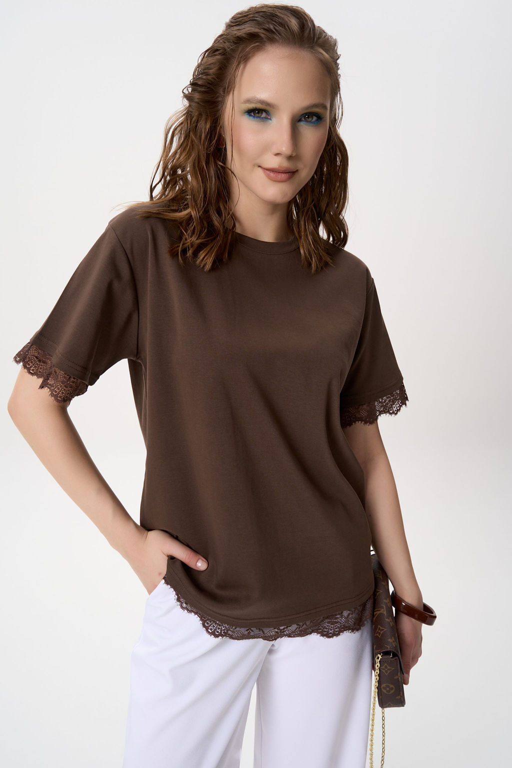 Футболка Бэль (шоколадный) - Эльза фото 8