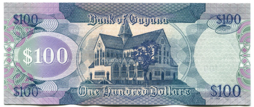 100 долларов 2022 года Гайана