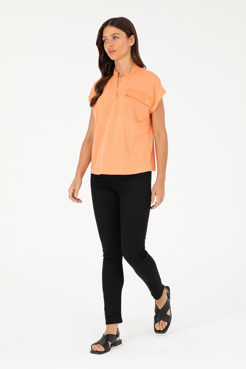 U. S. Polo Assn / Женские черные брюки из плотной ткани - U.s. polo assn фото 3