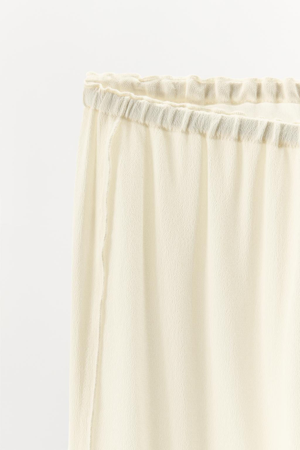WIDE-LEG TROUSERS - Zara фото 5