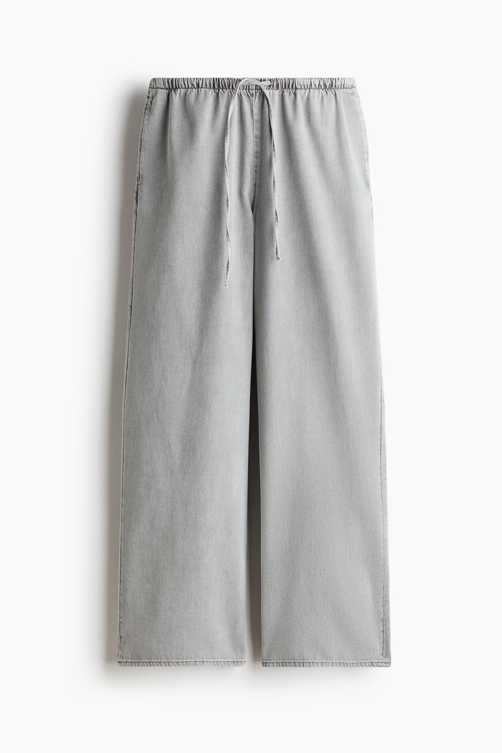 Pantal?n denim con cord?n de ajuste - H&m фото 3