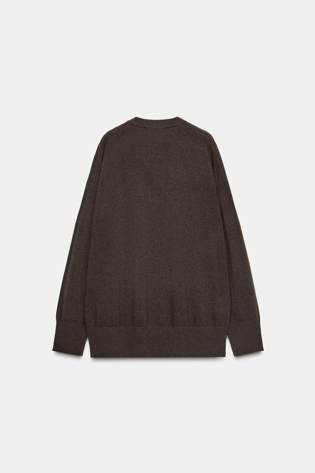 100% WOOL OVERSIZE SWEATER - Zara фото 6