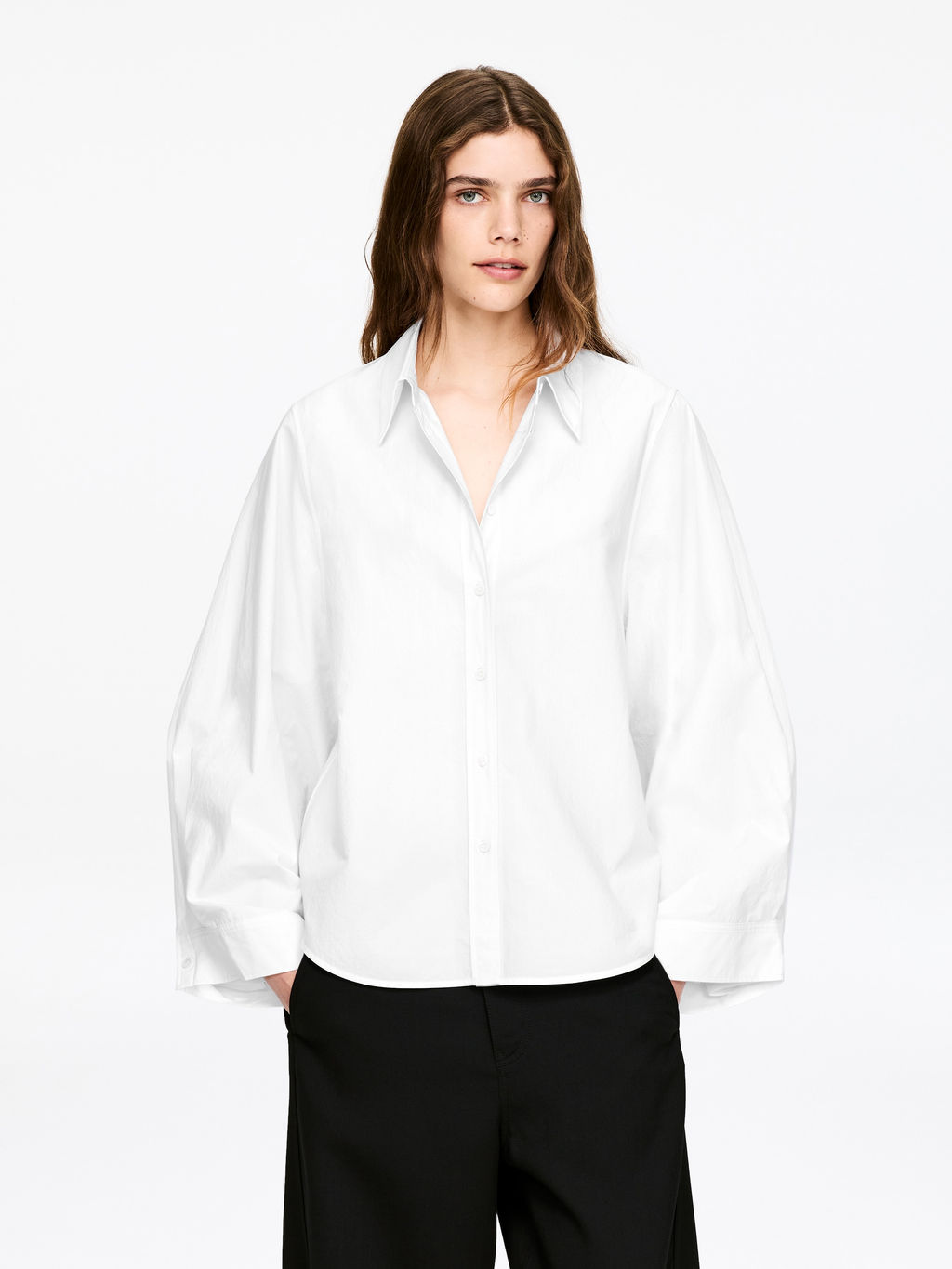 Camisa de mangas voluminosas - H&m фото 3