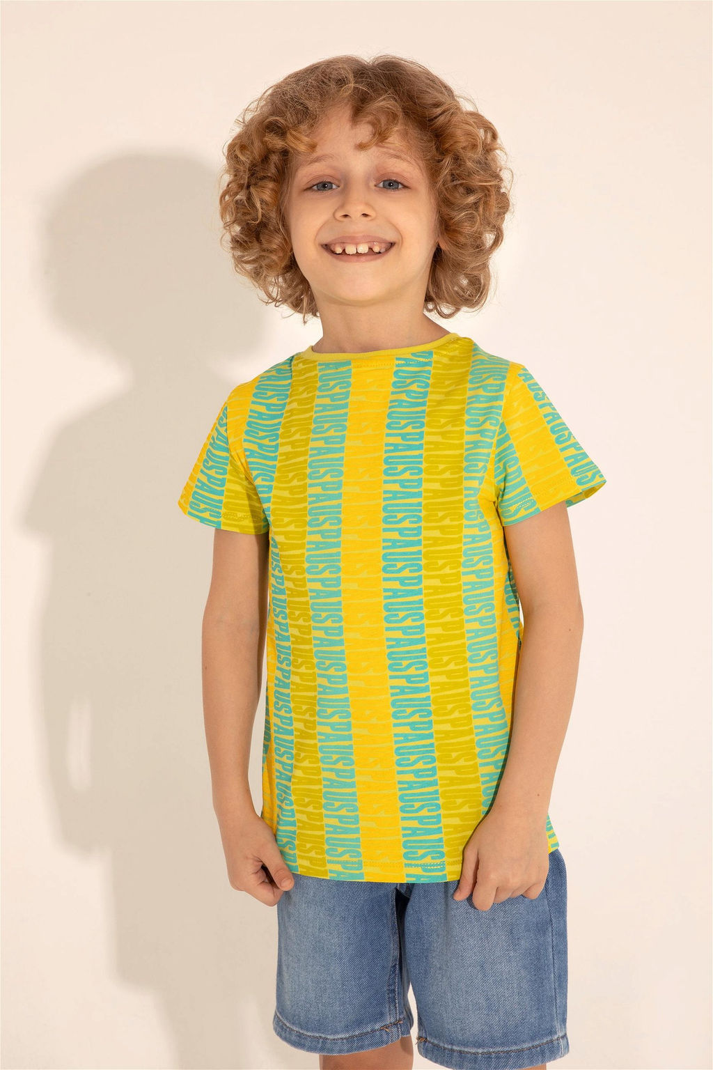 U. S. Polo Assn / Футболка с круглым вырезом фисташкового цвета для мальчиков - U.s. polo assn фото 6