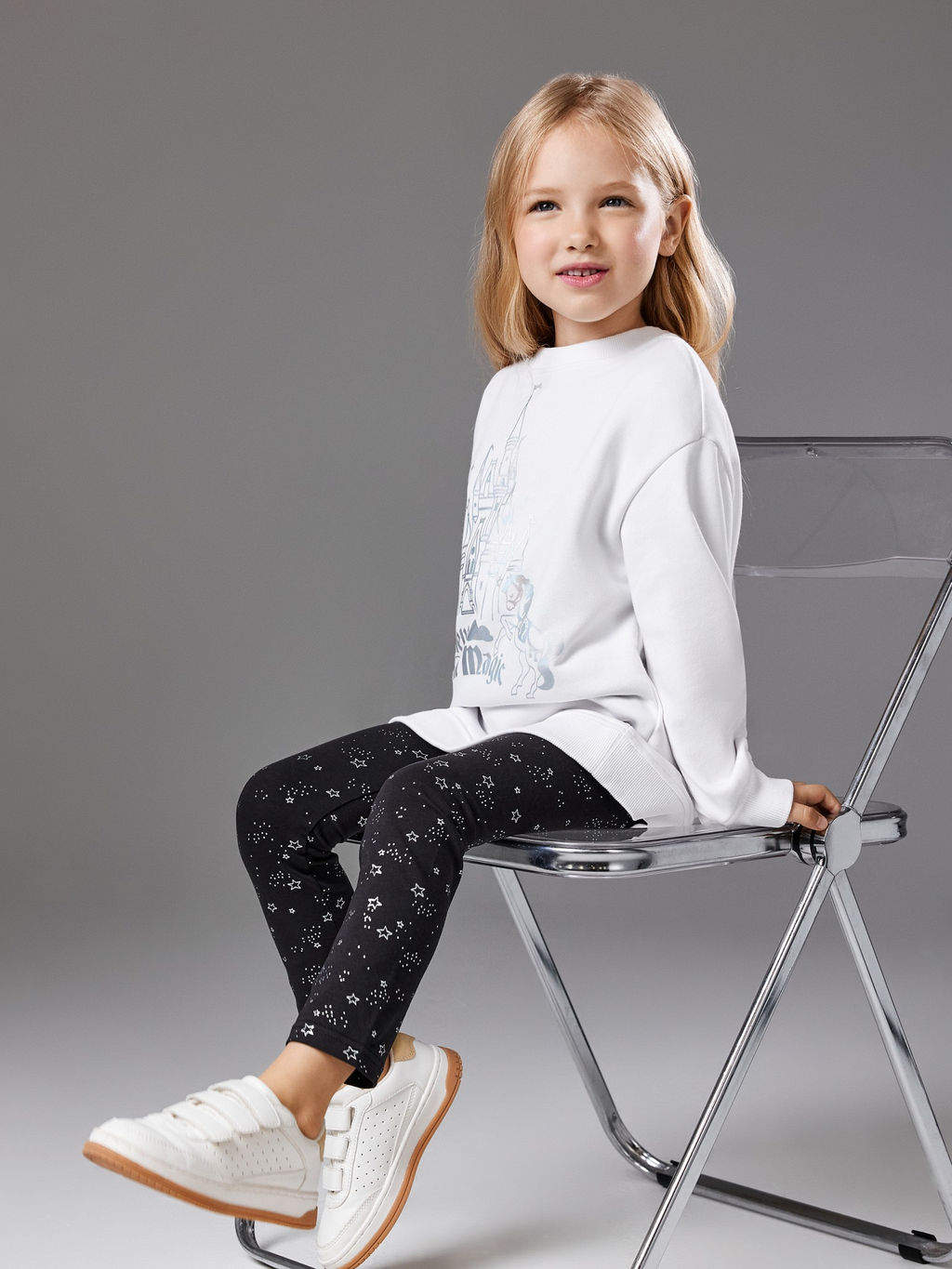 ACOOLA / Брюки детские для девочек (лосины) Prea черный