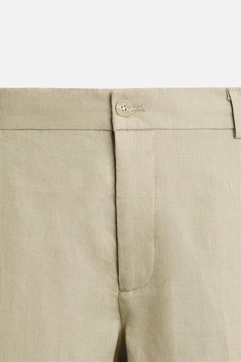 ZARA %100 KETEN PANTOLON  фото 20