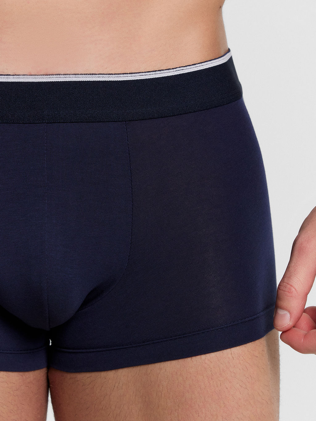 Трусы мужские боксеры мультипак (2 шт.) в синих оттенках глубокий синий +темный сланец1 411215-2 - Mark formelle фото 3