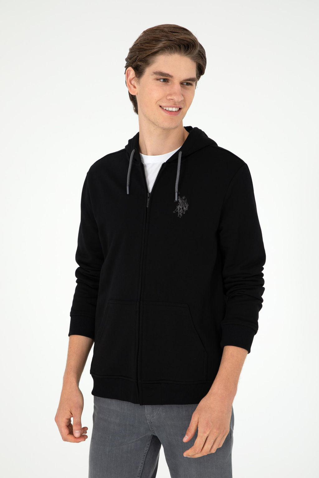 Мужской черный свитшот Неожиданная скидка в корзине - U.s. polo assn фото 3