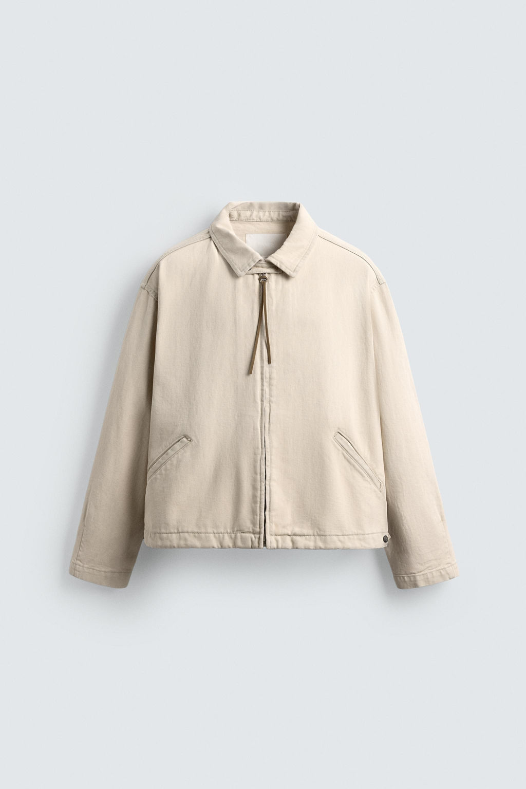 DENIM ZIP-UP JACKET