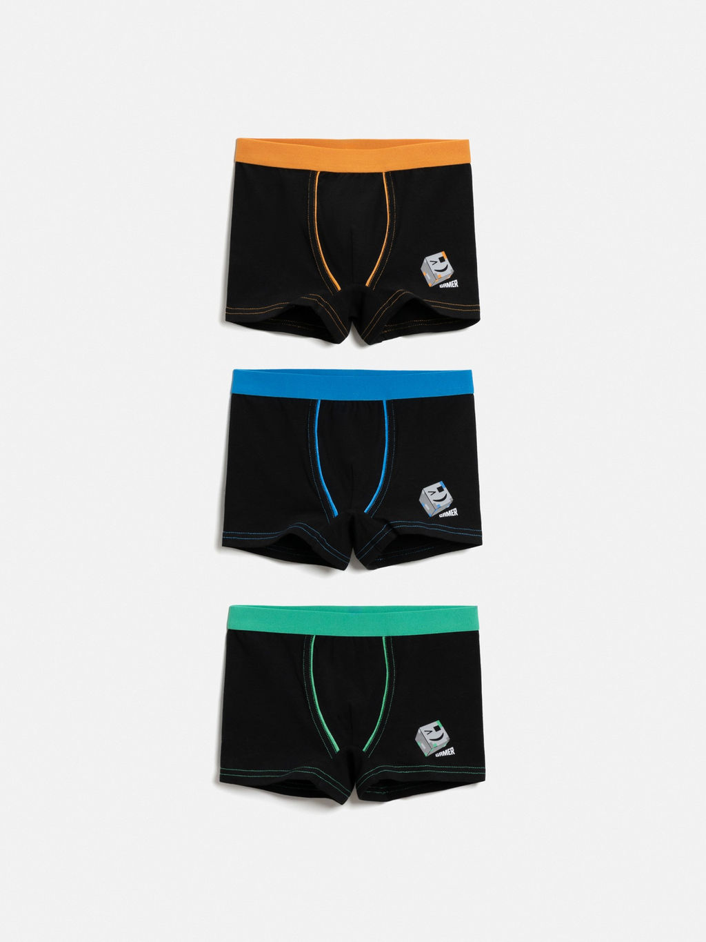 ACOOLA / Трусы детские для мальчиков в наборе из 3 шт. Andre черный