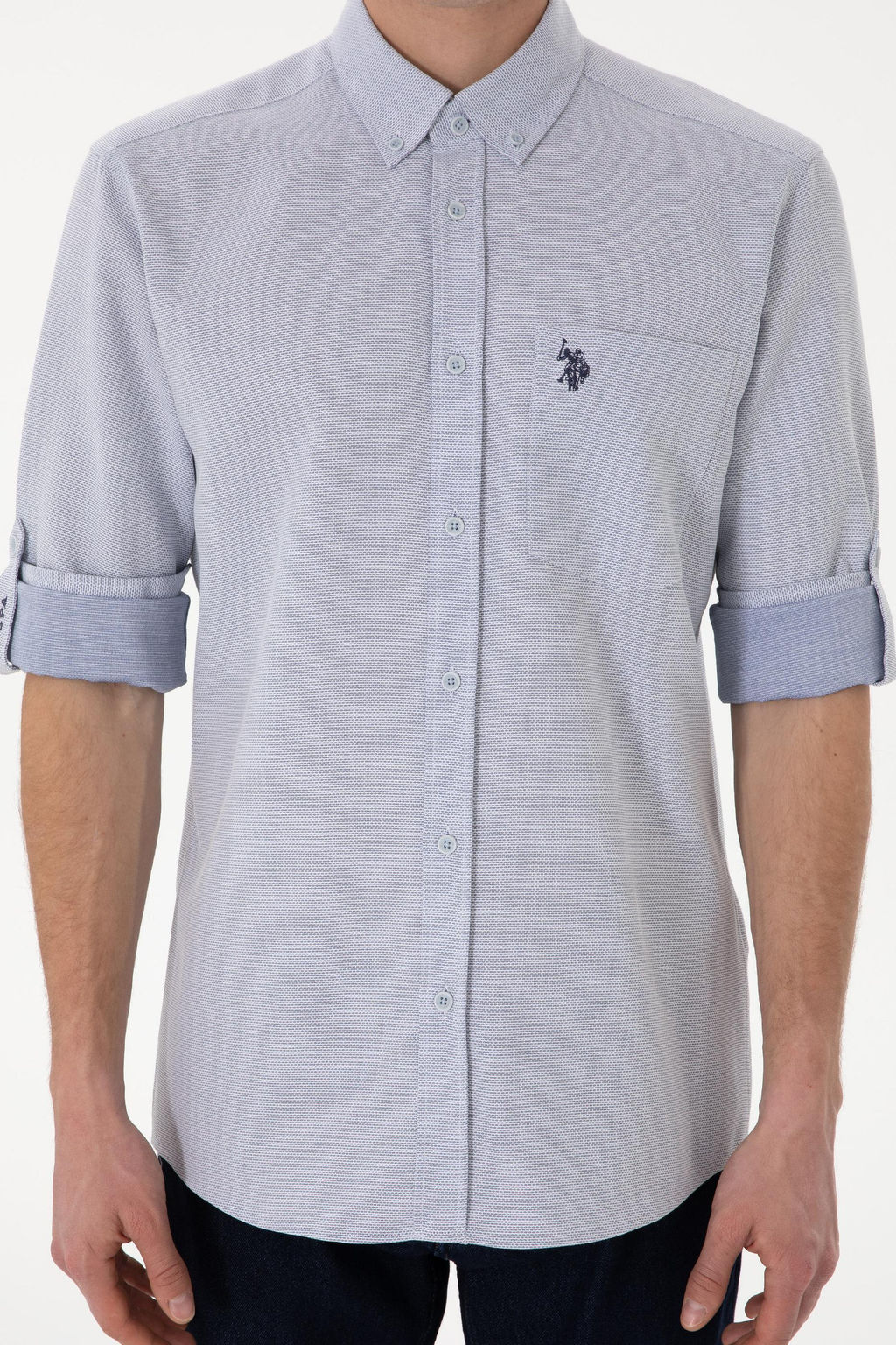 Erkek Lacivert Uzun Kollu G_mlek Sepette S_rpriz _ndirim - U.s. polo assn фото 6