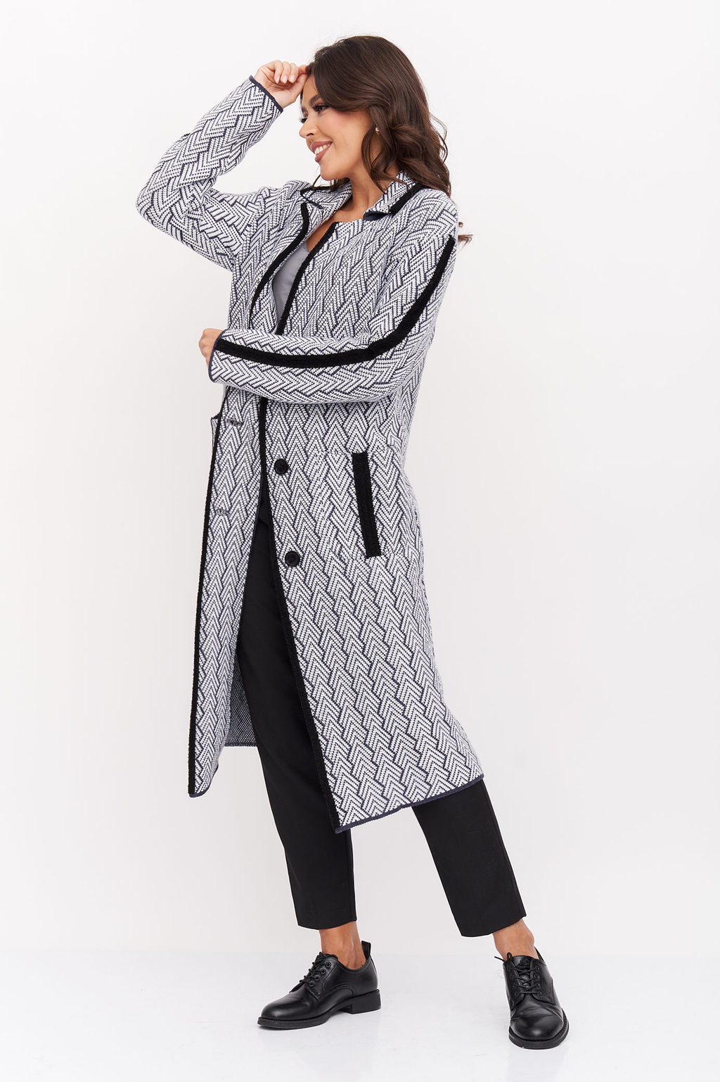 Кардиган Д 3275/джинс (2235) - Текстильная мануфактура фото 5