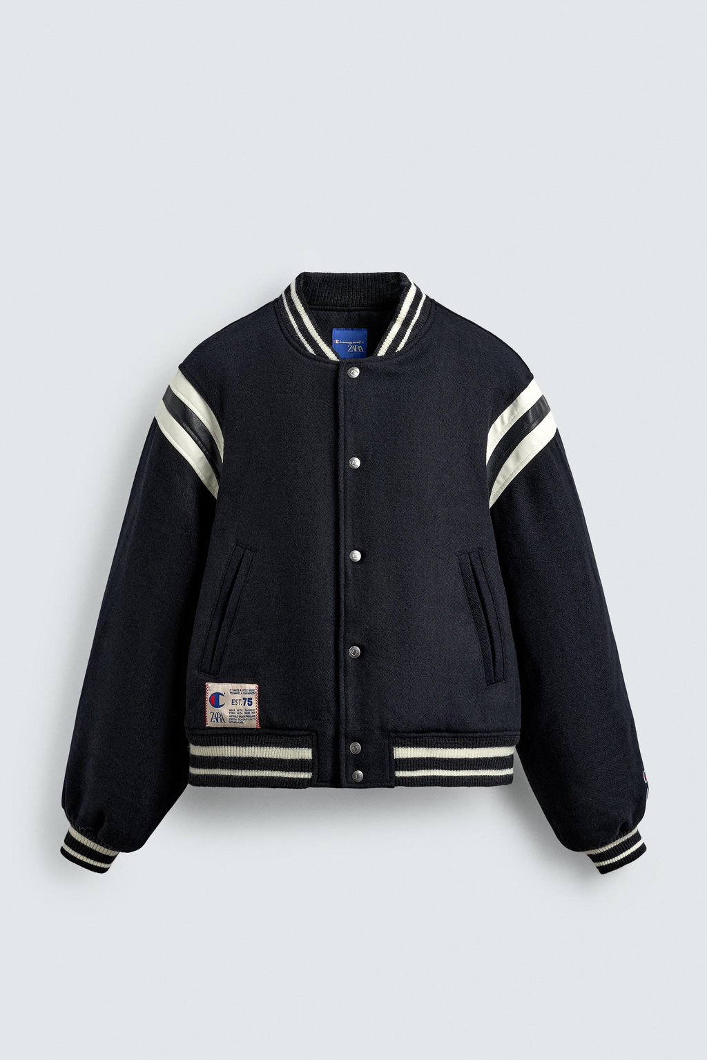CHAMPION® X ZARA PADDED BOMBER JACKET  фото 8