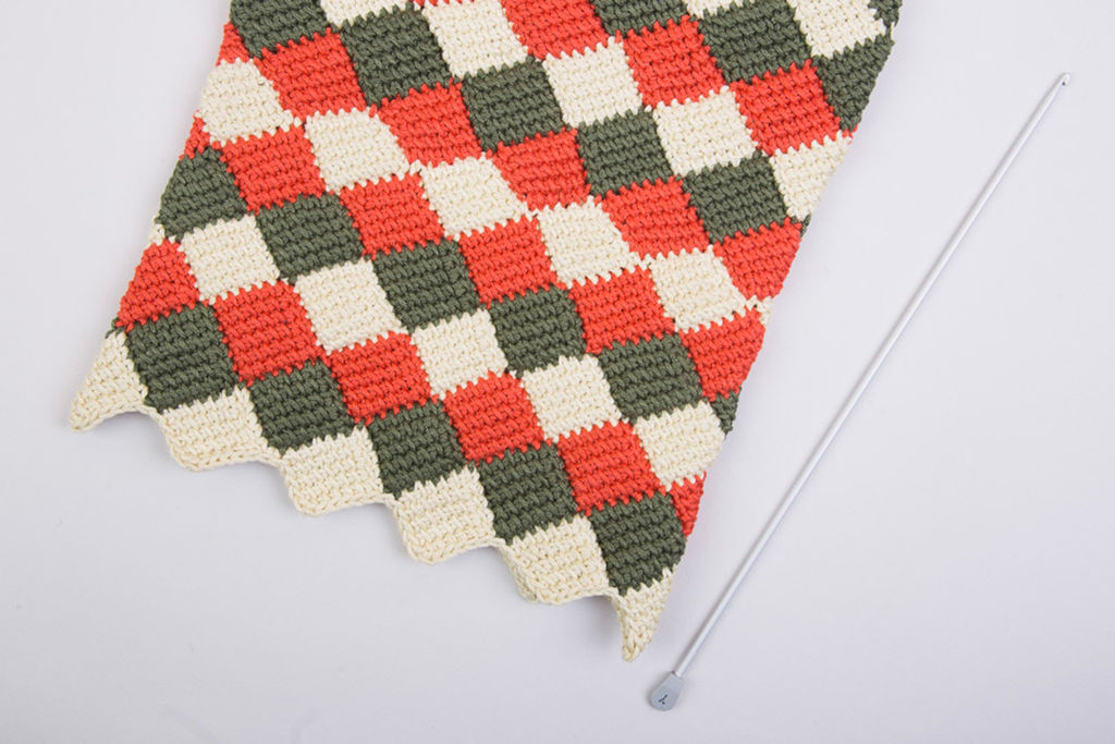 Для вязания Gamma SH1 крючок для тунисского вязания алюминий d 5.0 мм 36 см в чехле фото 7