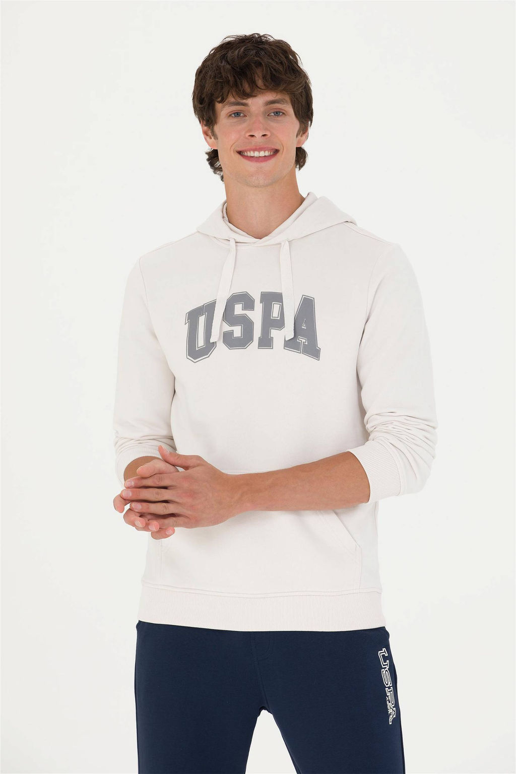 U. S. Polo Assn Базовая толстовка с капюшоном Stone (унисекс) - U.s. polo assn фото 4