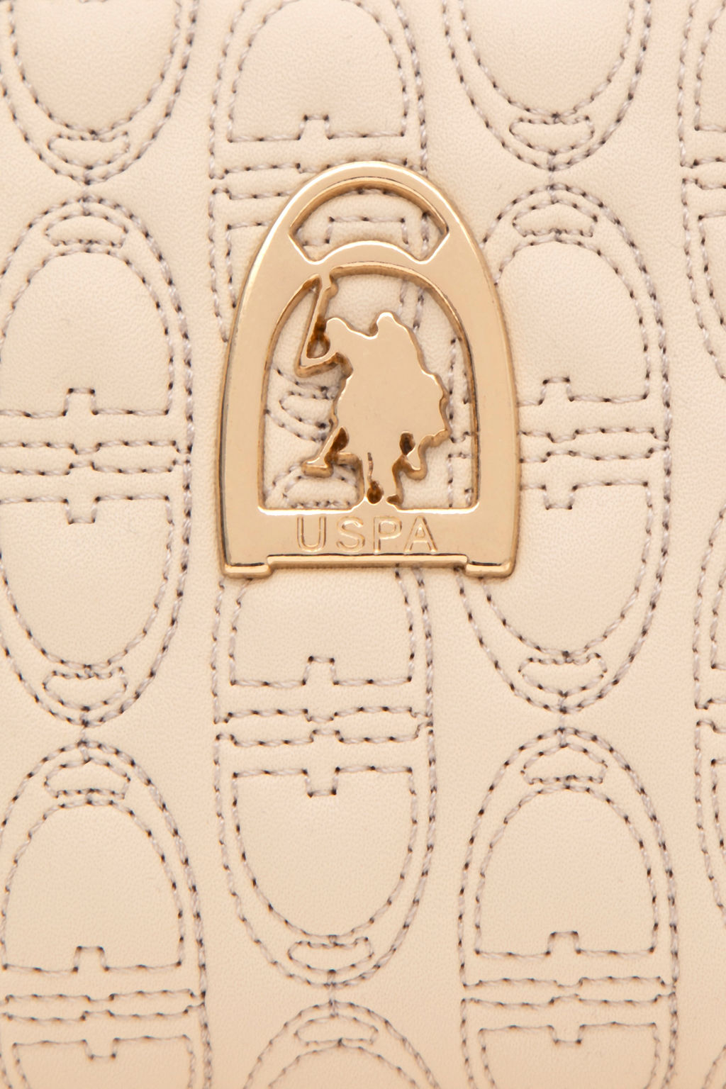 Женский кремовый кошелек - U.s. polo assn фото 6