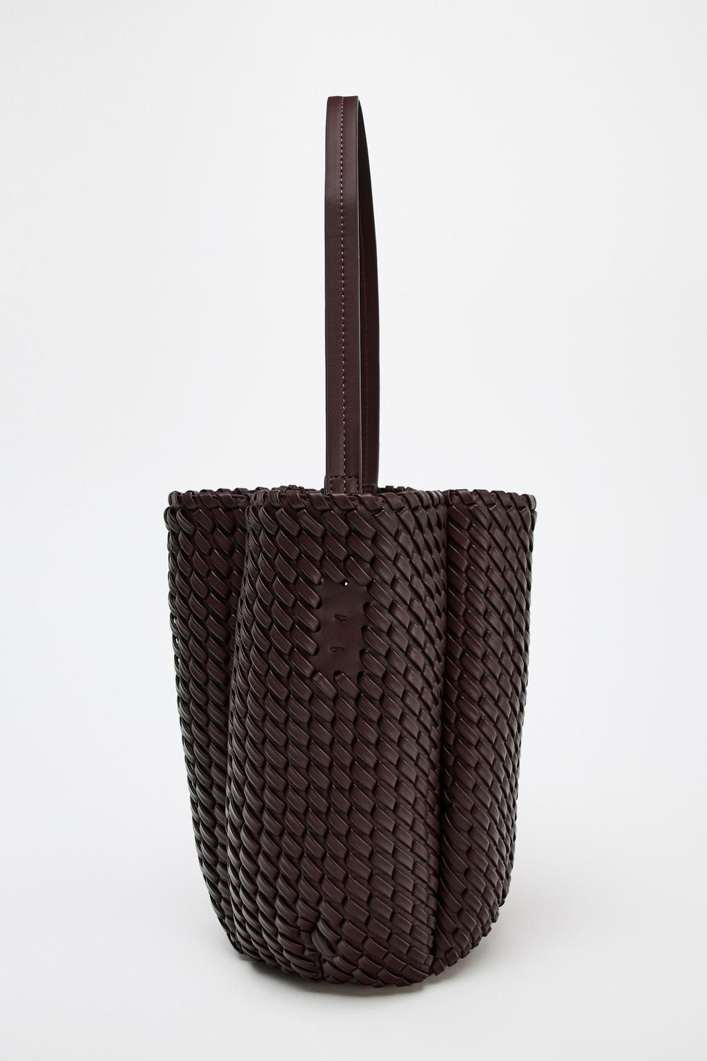 BRAIDED BUCKET BAG - Zara фото 3