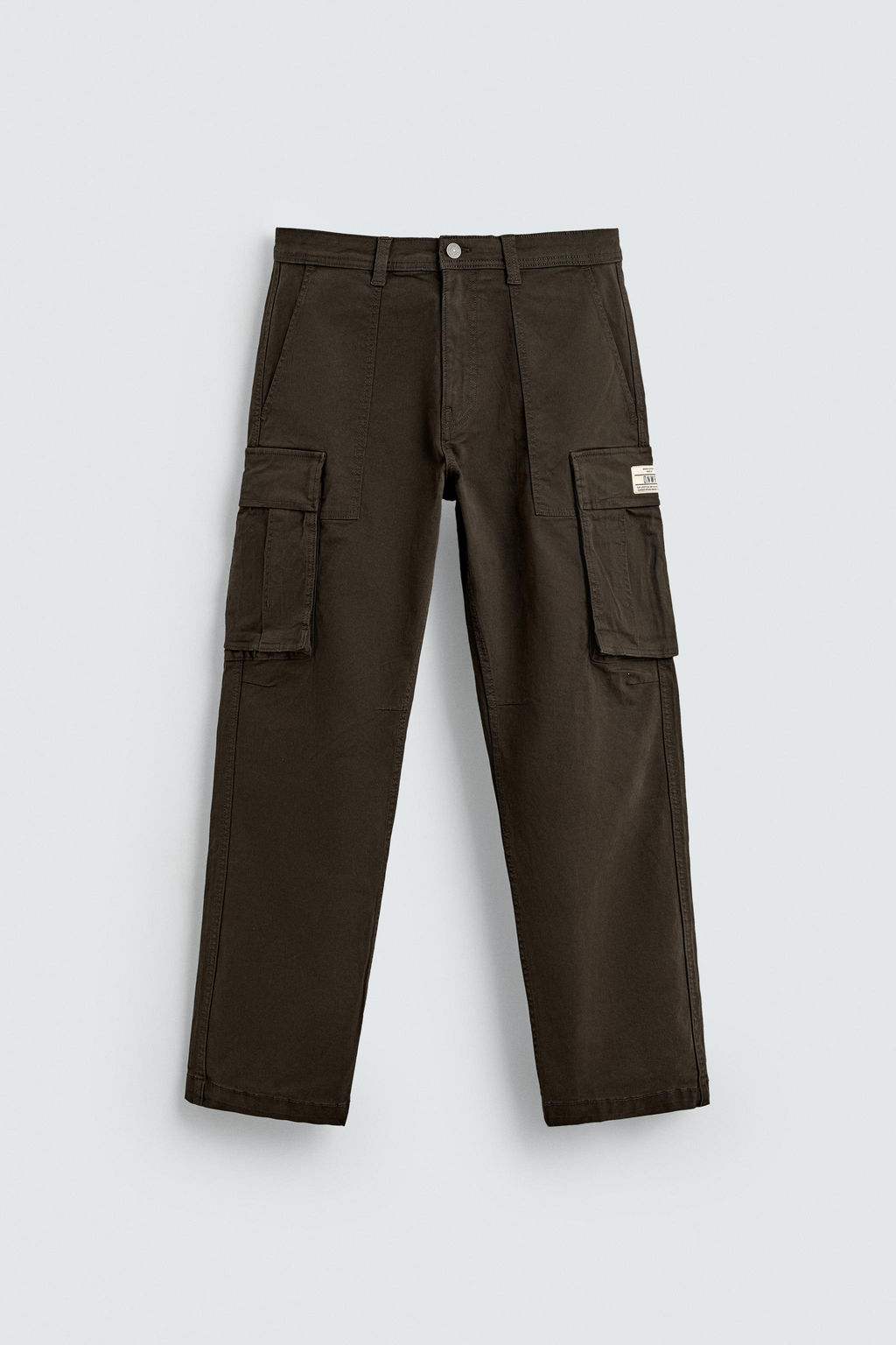 RELAXED FIT CARGO TROUSERS - Zara фото 6