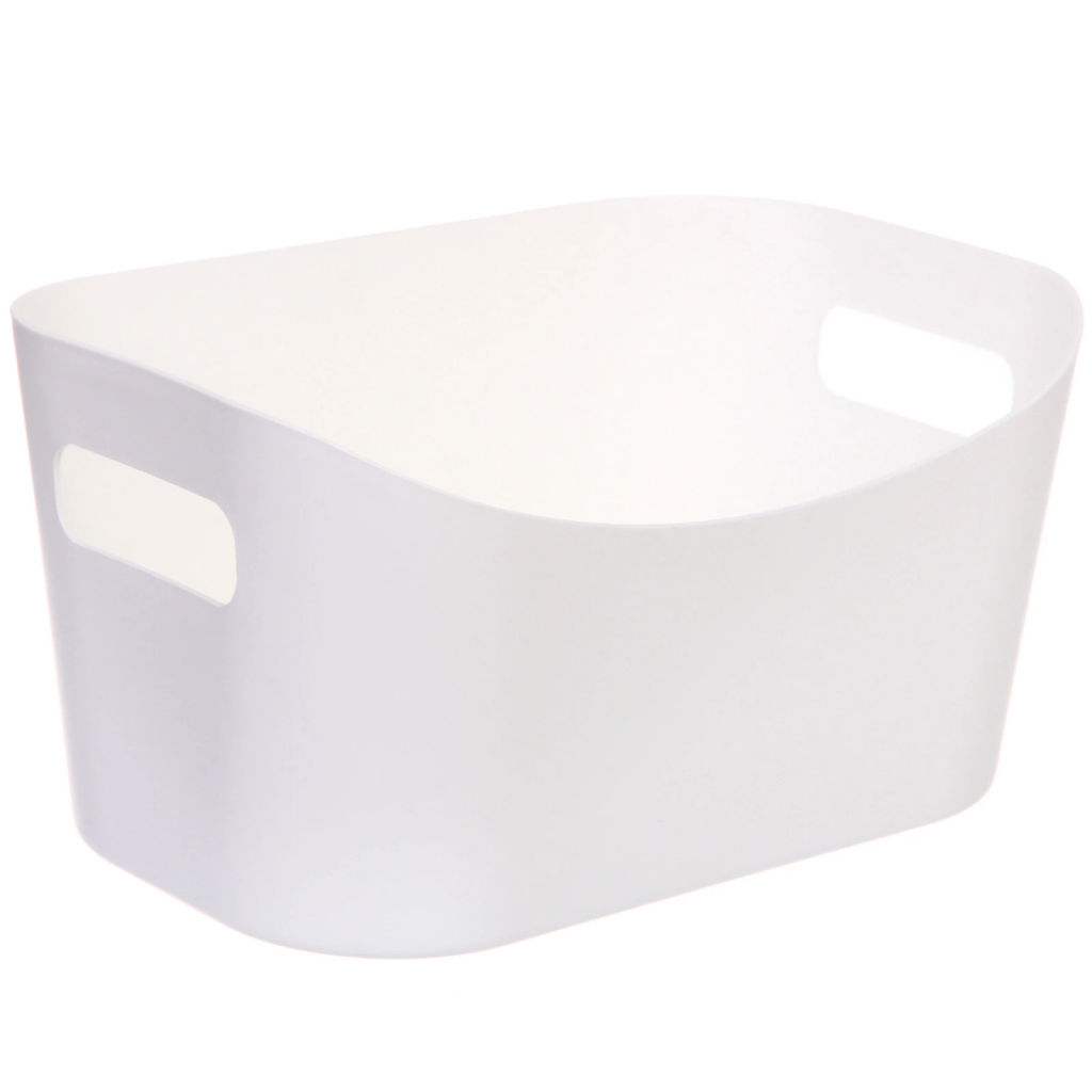 Корзина - органайзер "ДАЛЛЕТ", цвет белый, 30.5*19.5*16см
