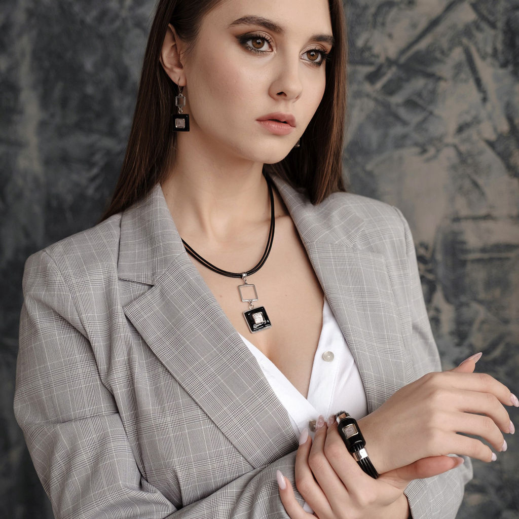 Серьги из муранского стекла MATRIX LS2974 - Vloes фото 5