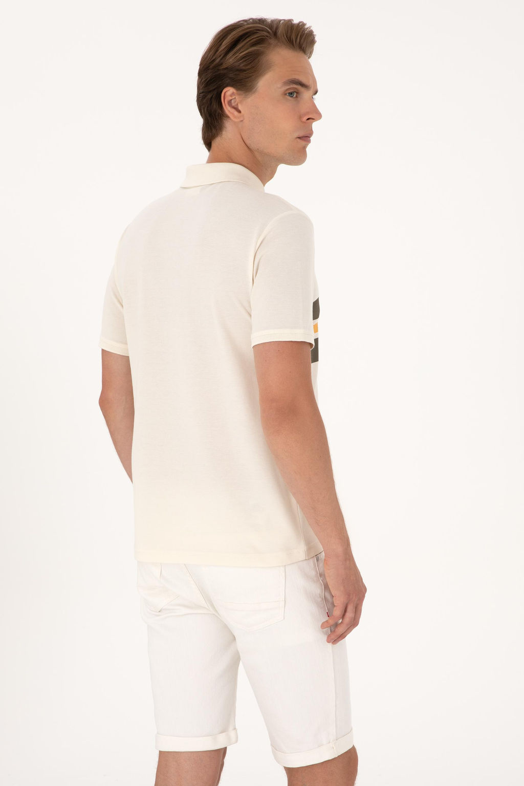 Erkek Krem Ti__rt - U.s. polo assn фото 5