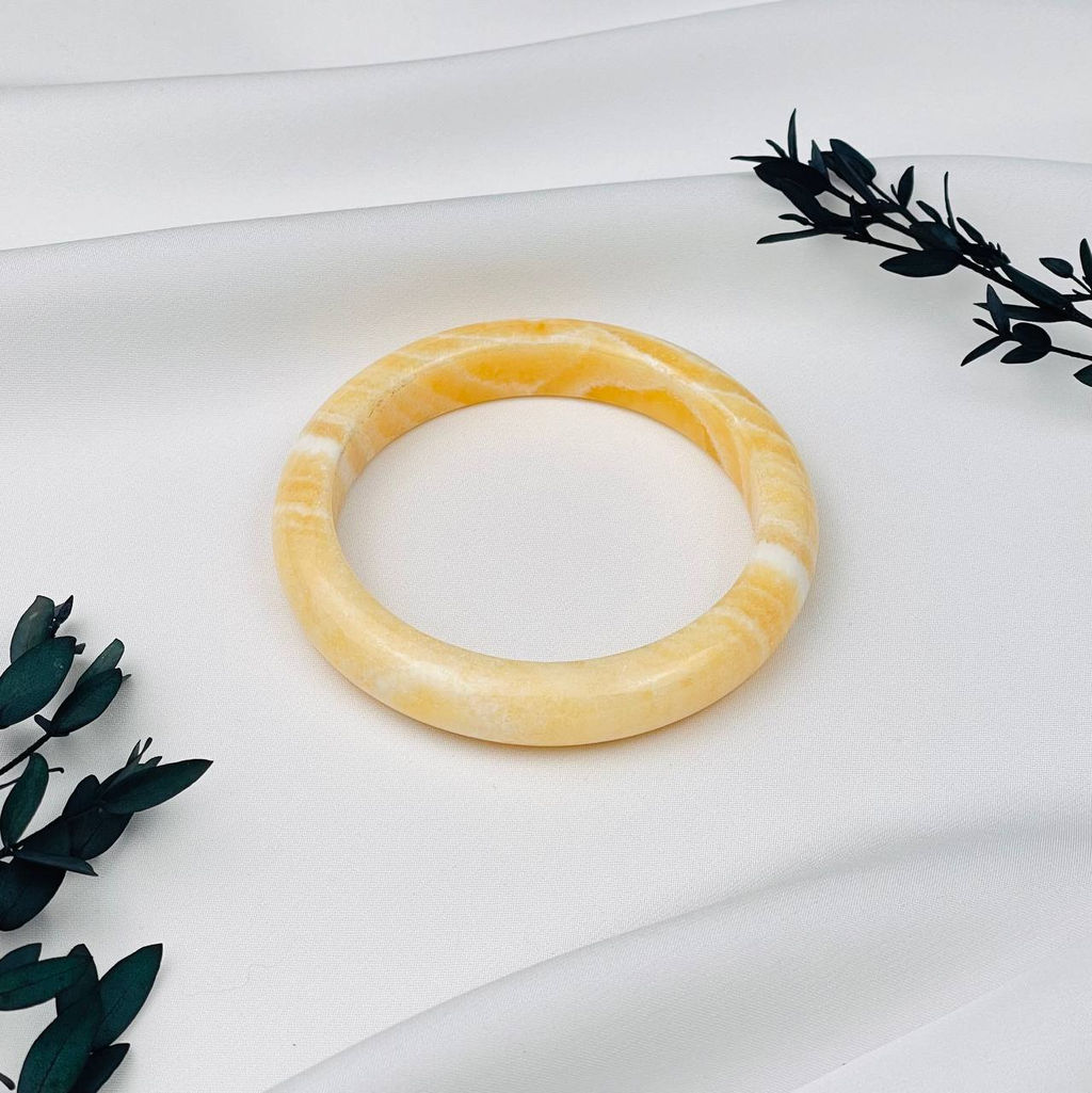 Браслет цельный из Кальцита - Радуга самоцветов фото 2