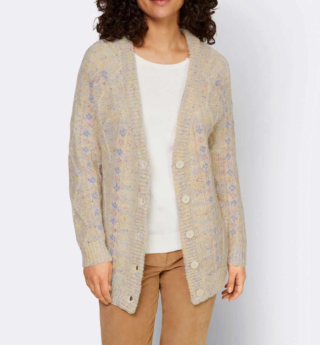 Кардиган, шампань-голубой - Linea tesini фото 3