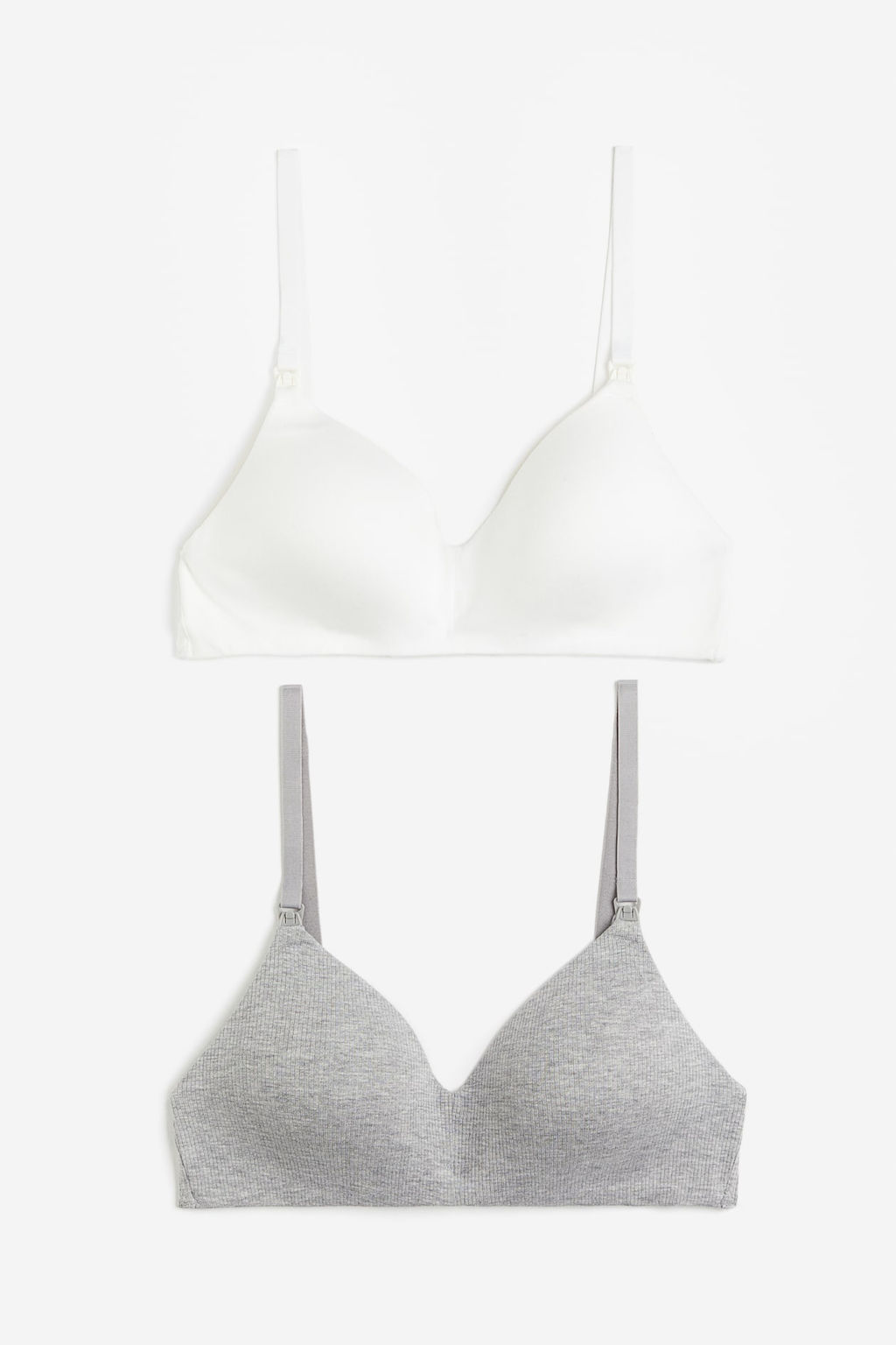MAMA Pack de 2 sujetadores de algodon acolchados - H&m фото 7