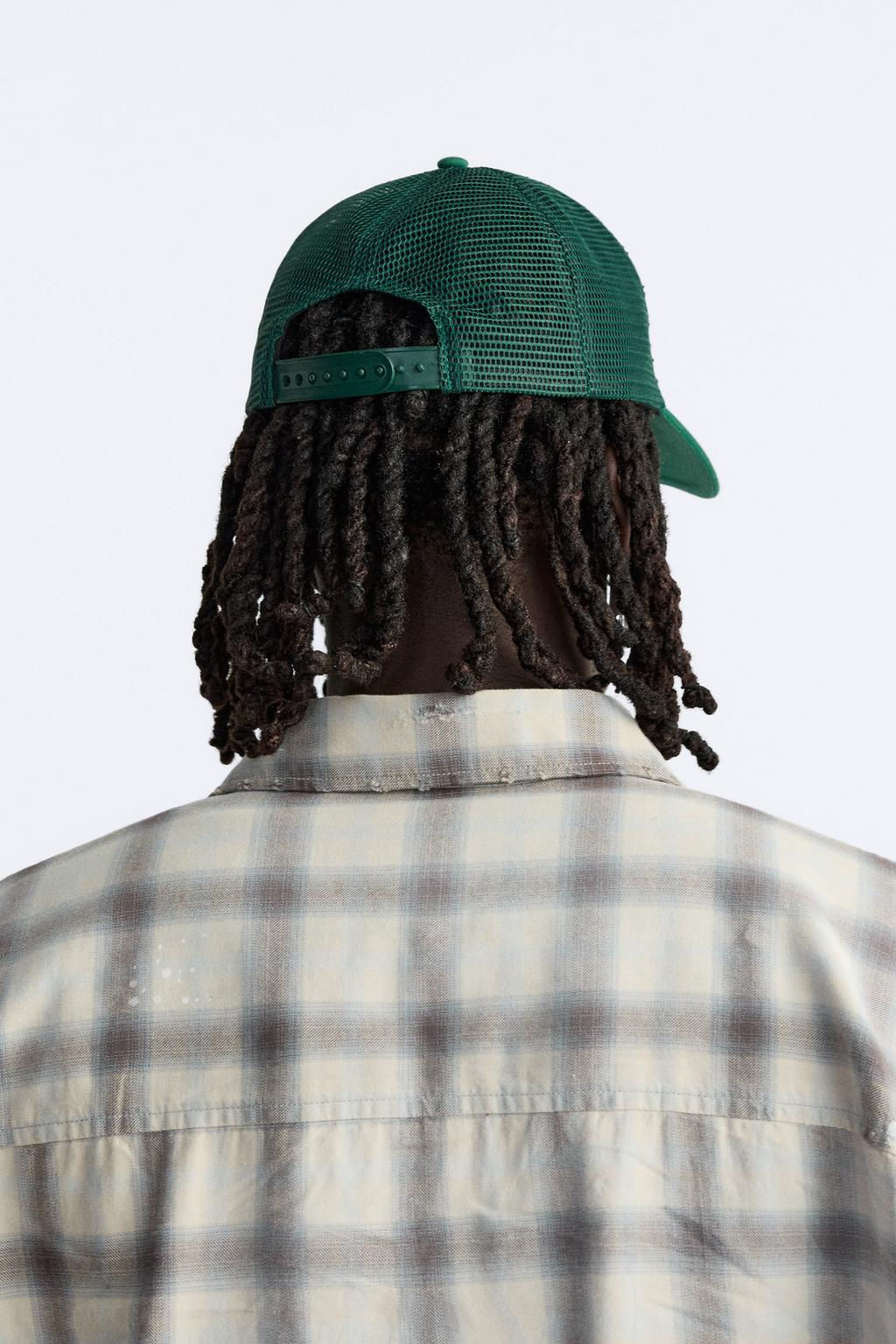 CAP WITH RAISED SLOGAN - Zara фото 3