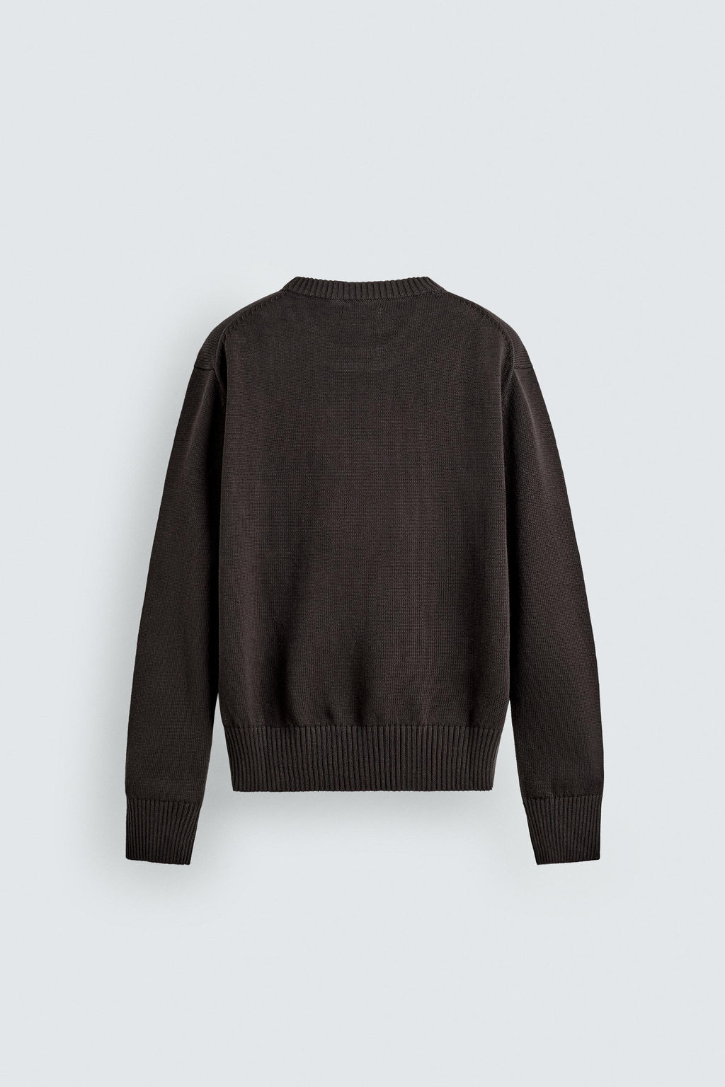 JERSEY REGULAR FIT ALGOD?N - LINO / Marr?n - Zara фото 7