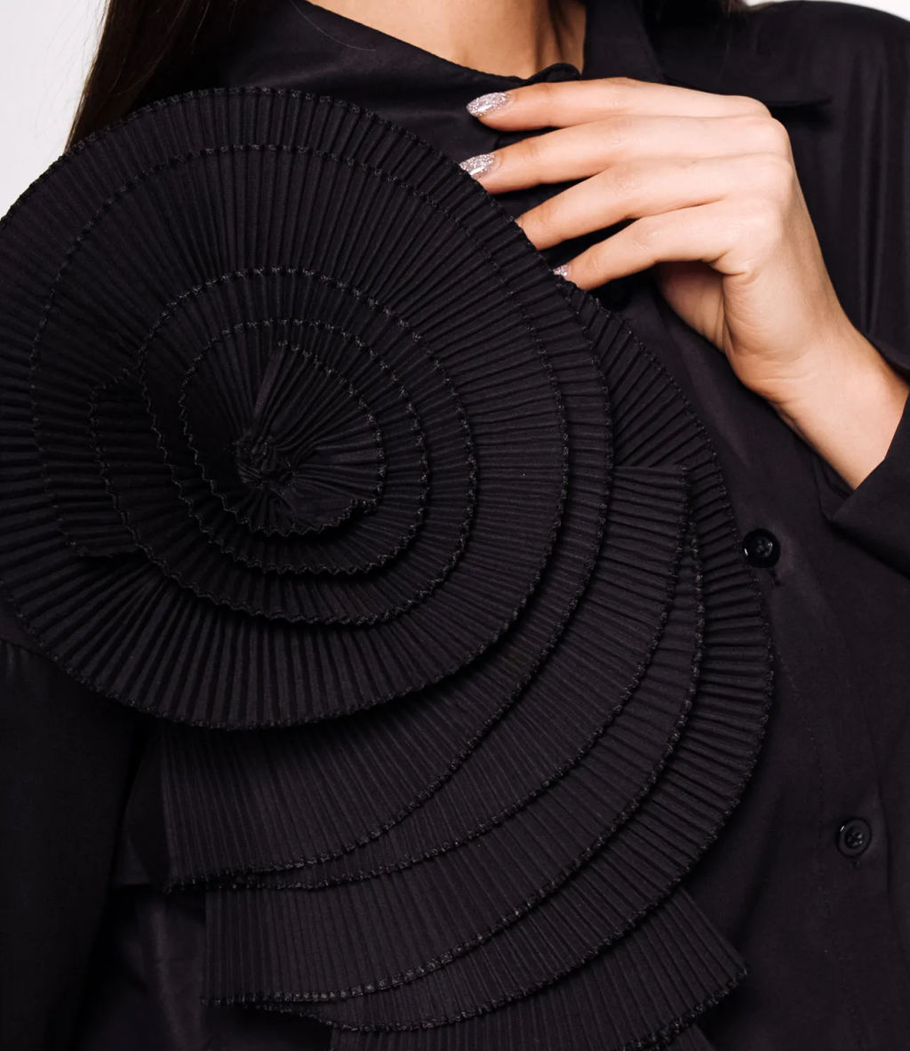 Рубашка #КТ8515, чёрный - Dommod фото 5