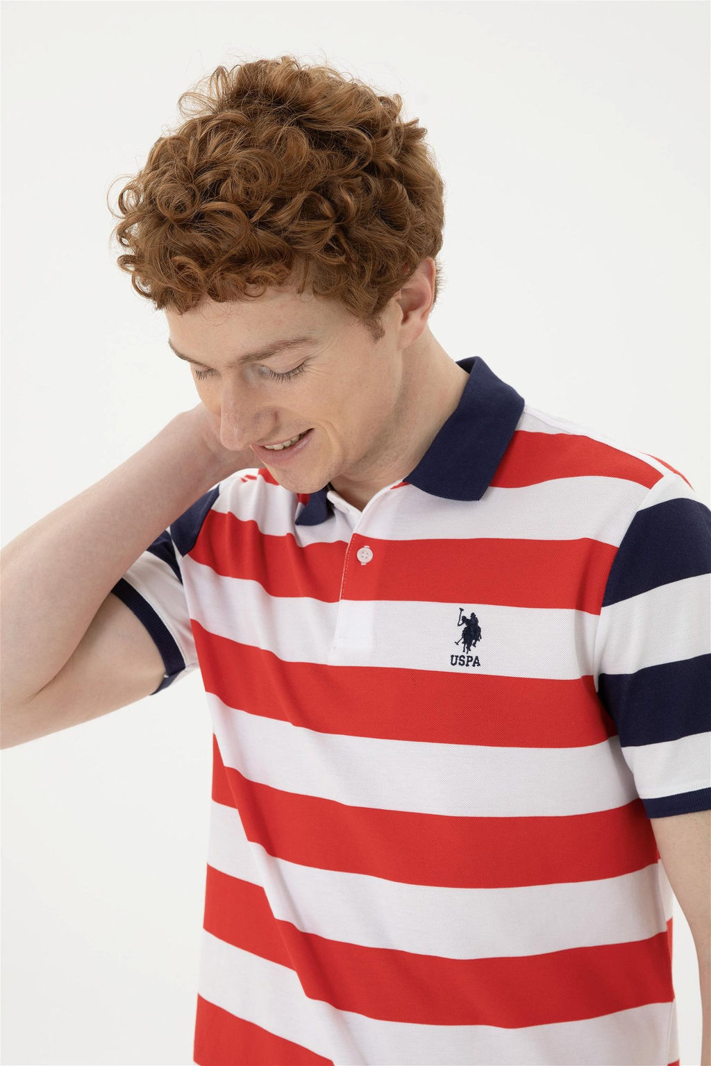 Мужская красная футболка - U.s. polo assn фото 2